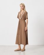 LONG DRESS V NECK - Image 3