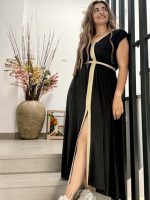 MAXI DRESS LYCRA CONTRAST - Image 5