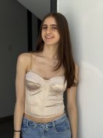 SATIN BUSTIER TOP - Image 3