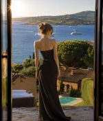 MAXI SATIN RUCHED DRESS - Image 7