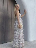 MAXI DRESS TIERED RUFFLE - Image 4