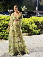 MAXI RUFFLE TIERED SKIRT