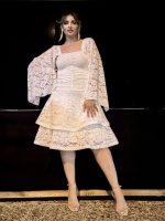 MIDI RUCHED FLARED SKIRT - Image 2