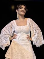 MIDI RUCHED FLARED SKIRT - Image 3