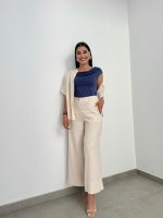 TROUSER LINEN CROPPED - Image 7