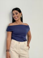BLOUSE LYCRA DRAPE