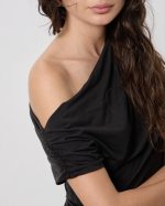 BLOUSE LYCRA DRAPE - Image 5