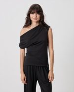BLOUSE LYCRA DRAPE - Image 6