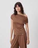 BLOUSE LYCRA DRAPE - Image 9