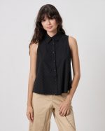 SHIRT CUTWORK SLEEVELESS - Image 7