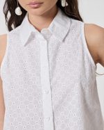 SHIRT CUTWORK SLEEVELESS - Image 12