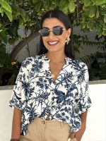 SHIRT PRINTED MAO V NECK - Image 2