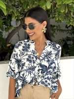 SHIRT PRINTED MAO V NECK - Image 5