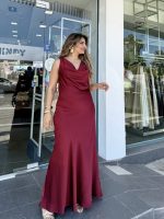 MAXI SATIN DRESS - Image 14