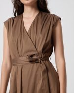 DRESS COTTON CROSS FRONT - Image 12