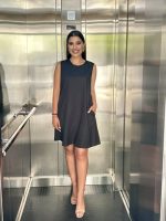 SHORT LINEN DRESS - Image 3