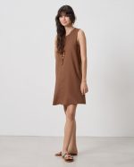SHORT LINEN DRESS - Image 10