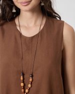 SHORT LINEN DRESS - Image 12