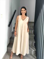 LONG LINEN DRESS - Image 3