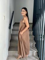 LONG LINEN DRESS - Image 11