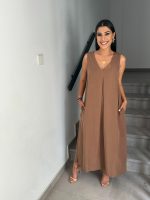 LONG LINEN DRESS - Image 13