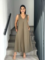 LONG LINEN DRESS - Image 14
