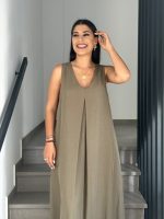 LONG LINEN DRESS - Image 15