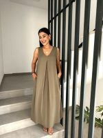 LONG LINEN DRESS - Image 16
