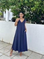 LONG LINEN DRESS - Image 17