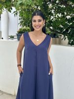 LONG LINEN DRESS - Image 19