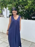 LONG LINEN DRESS - Image 21