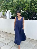 LONG LINEN DRESS - Image 22