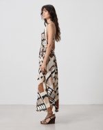 LONG PRINTED DRESS - Image 3