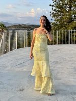 MAXI STRAPLESS SEQUIN DRESS - Image 5