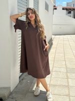 MIDI DRESS LOOSE FIT - Image 2