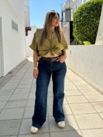 TROUSER JEAN WIDE LEG