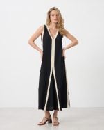 LONG DRESS CONTRAST - Image 7