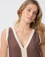 LONG DRESS CONTRAST - Image 5