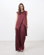 TROUSER SATIN WIDE LEG - Image 2