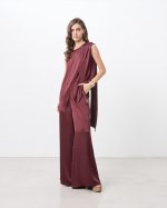 TROUSER SATIN WIDE LEG - Image 4