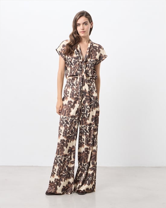 22032.jpg TROUSER PRINTED WIDE LEG - Image 1