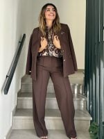 TROUSER CREPE WIDE LEG - Image 7