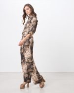 TROUSER SATIN SNAKE PRINT - Image 3