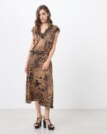 MIDI SATIN ANIMAL PRINT - Image 2