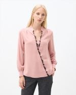 BLOUSE CREPE LACE DETAILS - Image 7