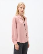 BLOUSE CREPE LACE DETAILS - Image 10