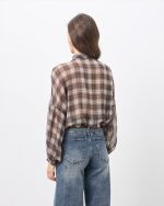 CHIFFON CHECKERED SHIRT - Image 5
