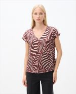 BLOUSE SATIN SHORT SLEEVE - Image 3