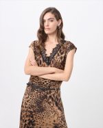 BLOUSE SATIN ANIMAL PRINT - Image 2