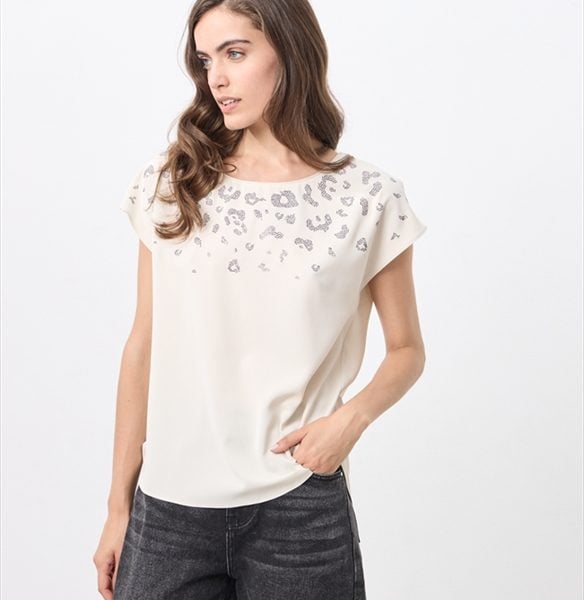 BLOUSE CREPE ANIMAL